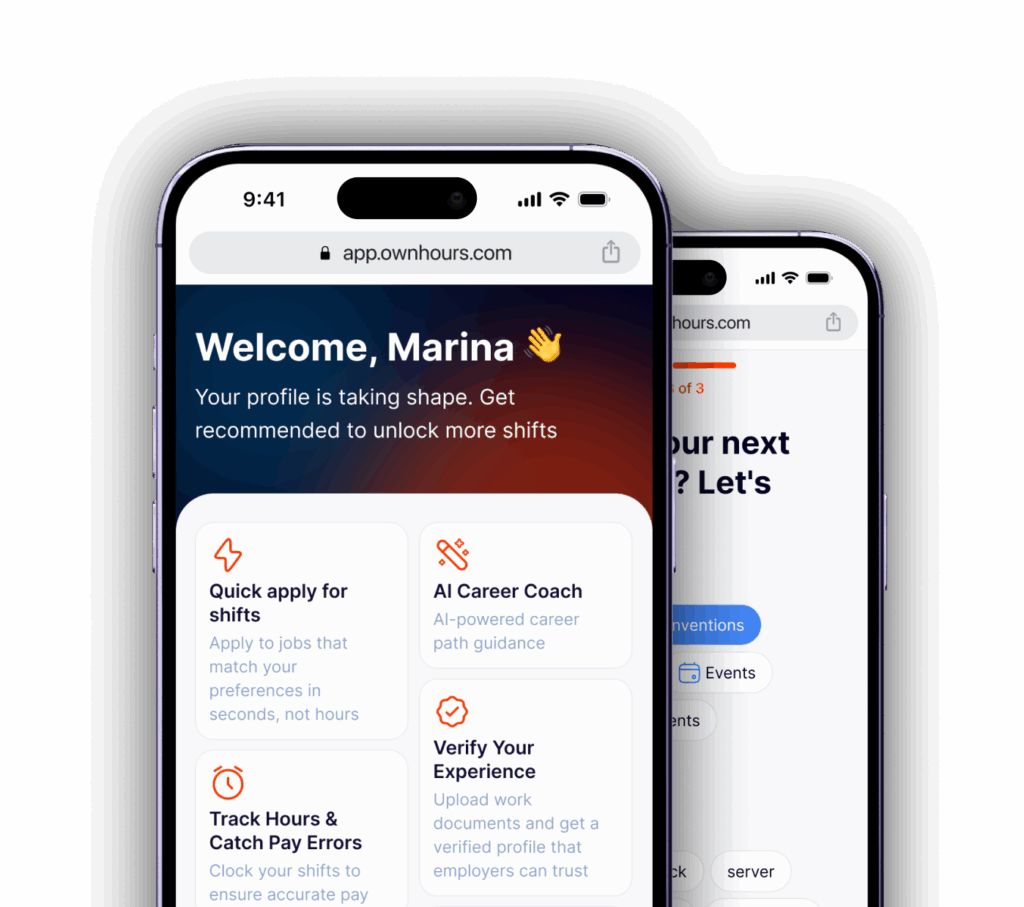 OwnHours Shift Work Job Platform